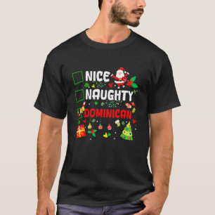 Camiseta Divertida Agradable Traviesa Familia Dominicana Ho