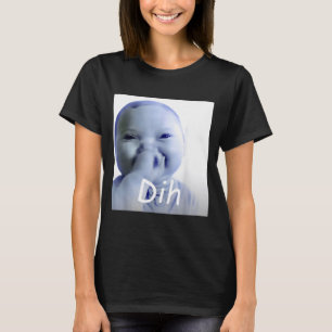 Camiseta Divertida Ai Bebé Dih Meme Brainrot