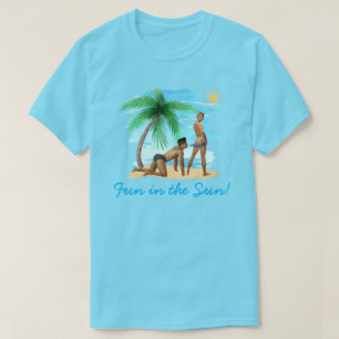 Camiseta divertida al sol (tema gay)