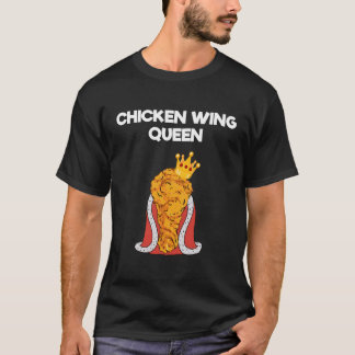 Camiseta Divertida Ala de Pollo Fan Long Sleeve ShirQueen