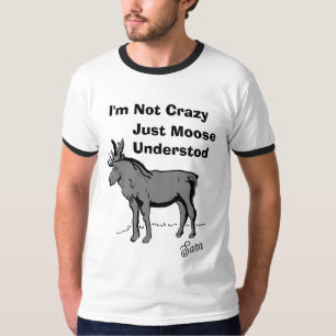 Camiseta divertida: alce entendido