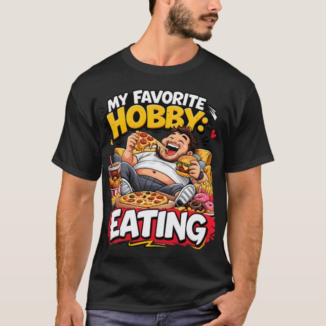 camiseta divertida amante de la comida buena comid (Anverso)