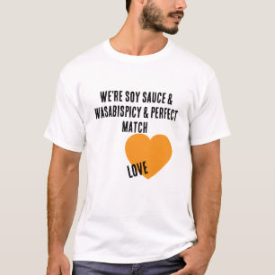 Camiseta divertida Amor Sushi Juego de palabras