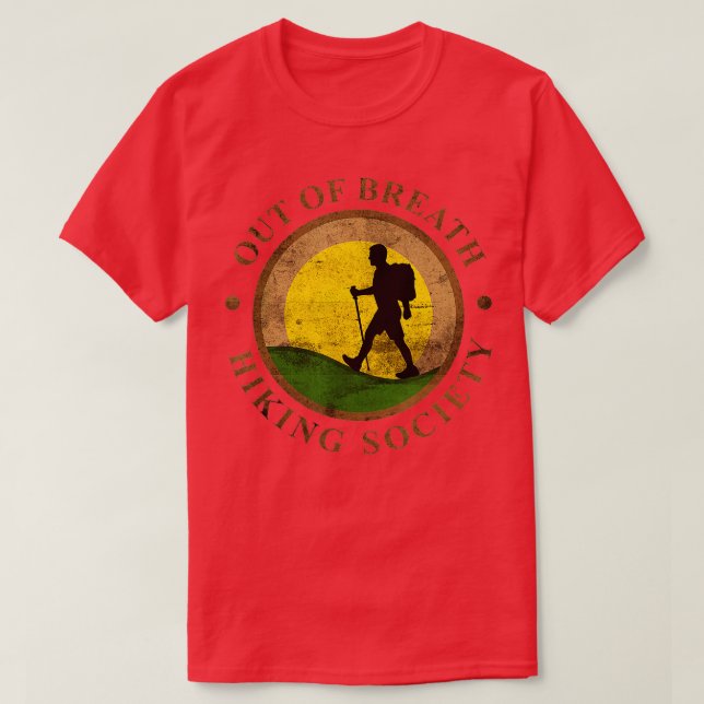 Camiseta Divertida angustia por la Sociedad Desi de Senderi (Diseño del anverso)
