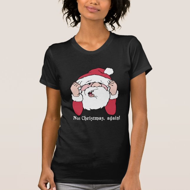 Camiseta divertida anti-Navidades (Anverso)