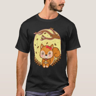 Camiseta Divertida ardilla para Chicas Mujeres Niños Amor D