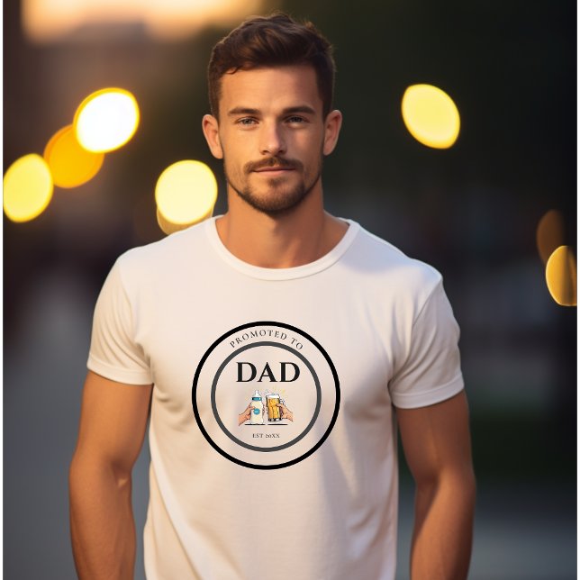 Camiseta Divertida 'Ascendido a Papá Est 2026' (Subido por el creador)