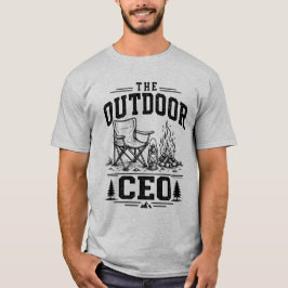 Camiseta Divertida aventura de camping al aire libre con fo