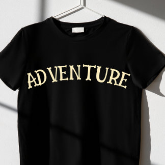 Camiseta divertida aventura espera