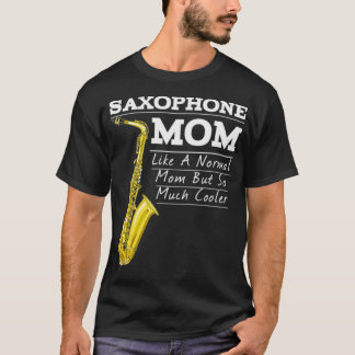 Camiseta Divertida banda de música saxofoniana de mamá