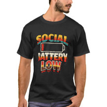 Camiseta Divertida Batería Social Baja Humor de In