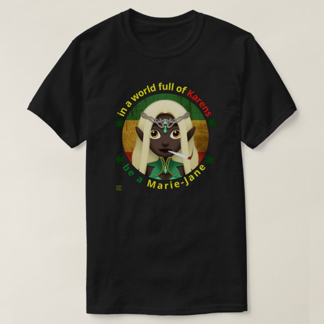 camiseta divertida "BE A MARIE-JANE" (Diseño del anverso)