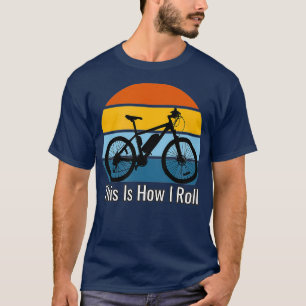 Camiseta Divertida Bicicleta Eléctrica Así Es Como Giro E