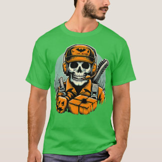 Camiseta Divertida bruja de Halloween de Spooky Logistics M