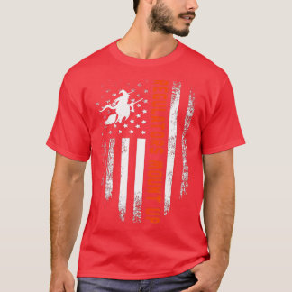 Camiseta Divertida Bruja de Halloween, Montura Reguladora (