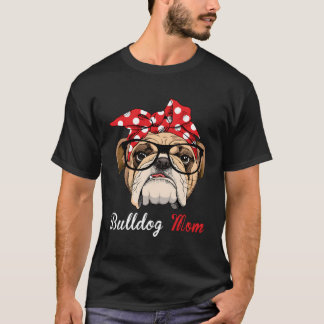 Camiseta Divertida Bulldog inglesa Mamá Para Los Amantes De