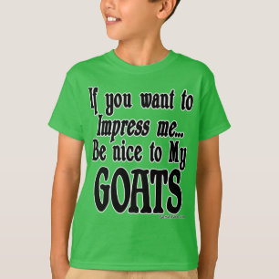 Camiseta Divertida cabra dice