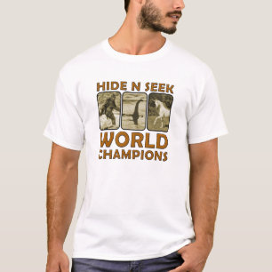 Camiseta Divertida Campeones Mundiales de Escondit