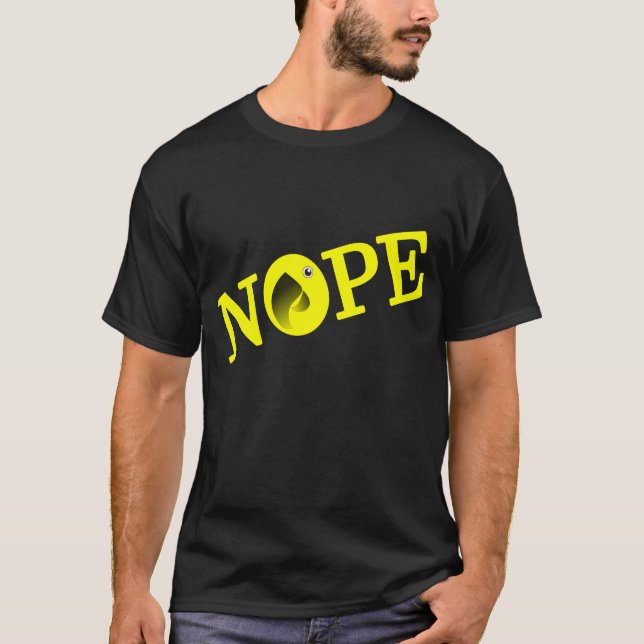 Camiseta Divertida Cara de No (Anverso)