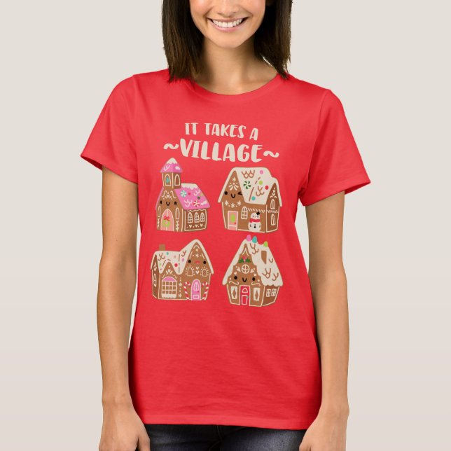 Camiseta Divertida casa de pan de jengibre dice que se nece (Anverso)