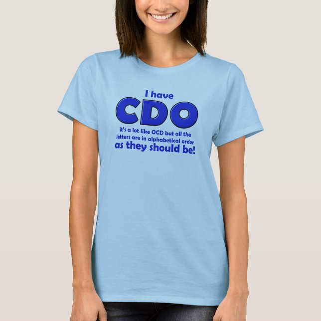 Camiseta Divertida CDO TOC (Anverso)