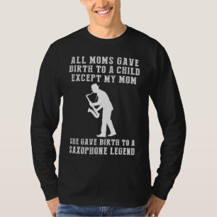Camiseta divertida: Celebren sus habilidades saxof