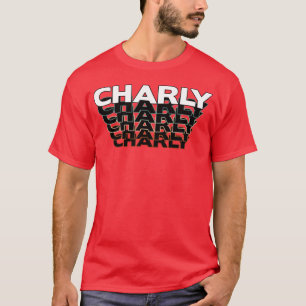 Camiseta divertida Charly Retro Vintage Atardecer