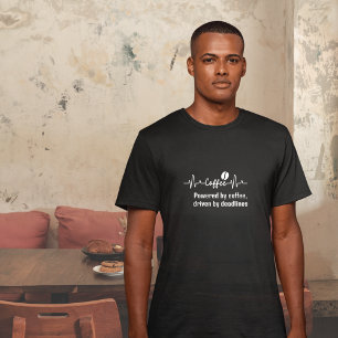 Camiseta Divertida cita de café en el trabajo con el poder