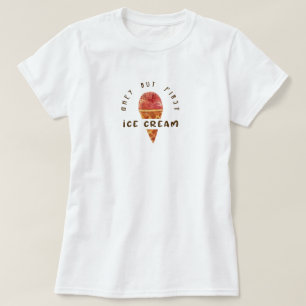 Camiseta Divertida cita de estética de amante de helado