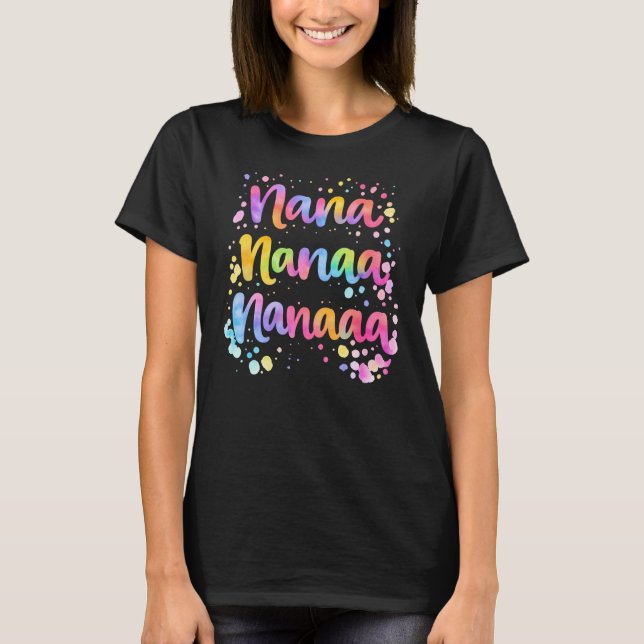 Camiseta Divertida cita soñadora y colorida con salpicadura (Anverso)