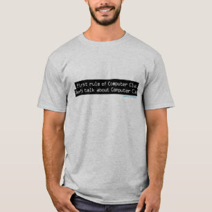 Camiseta divertida - club del ordenador