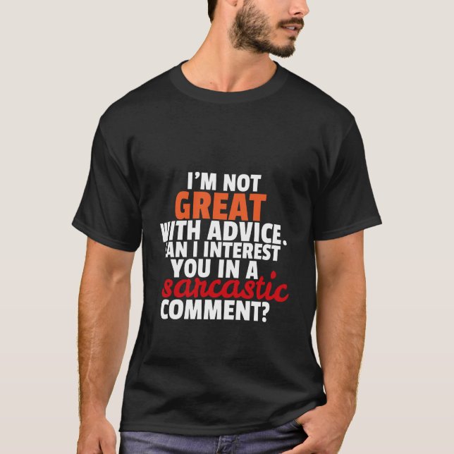 Camiseta divertida Comentario sarcástico Humor de  (Anverso)