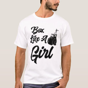Camiseta Divertida Como Una Chica Camiseta Guante