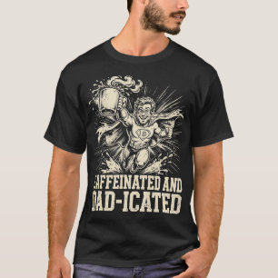 Camiseta divertida con cafeína y dedicada a papá