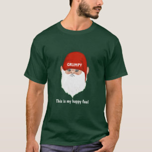 Camiseta divertida con cara de gnomo gruñón
