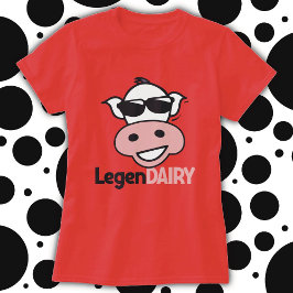 Camiseta divertida con chiste de vaca