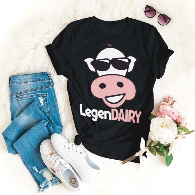 Camiseta divertida con chiste de vaca (Subido por el creador)