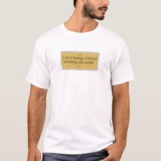 Camiseta divertida con cita de jubilación