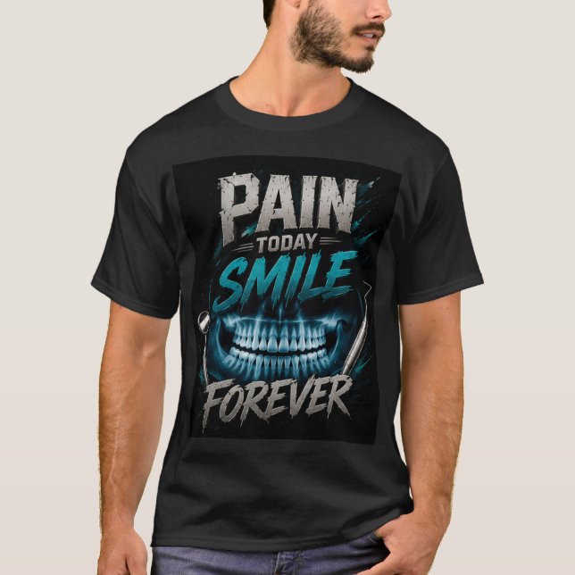 🦷 Camiseta divertida con cita de sonrisa de pacie (Anverso)