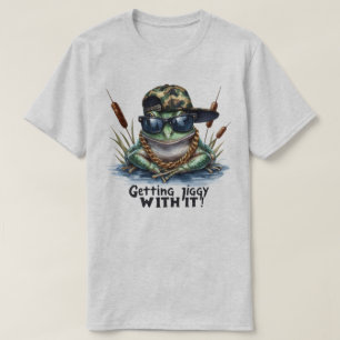 Camiseta divertida con cita gráfica del sapo que s
