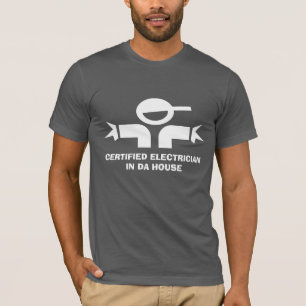Camiseta divertida con cita para electricistas