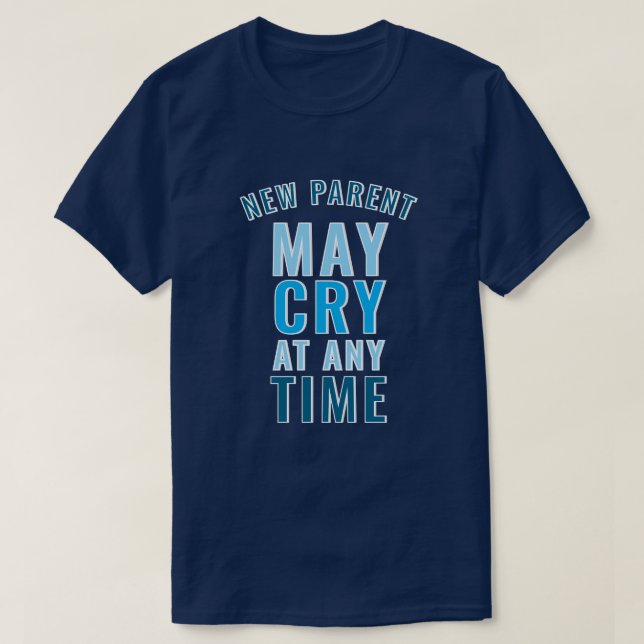 Camiseta divertida con eslogan para padres primeri (Diseño del anverso)