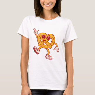 Camiseta divertida con estampado Pretzel Dance