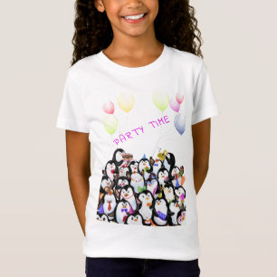Camiseta divertida con feliz Fiesta de los pingüin