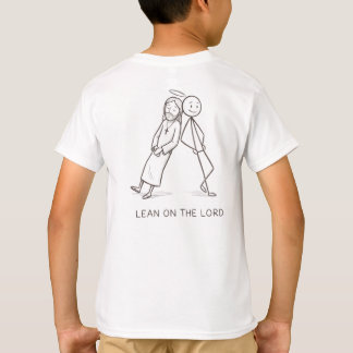 Camiseta divertida con figura de palito de Jesús:
