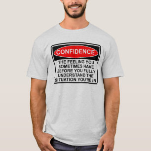 Camiseta Divertida con Frase de Cita de Confianza