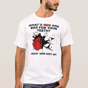 Camiseta Divertida Con Frases Rojo Y Malo Para Tus
