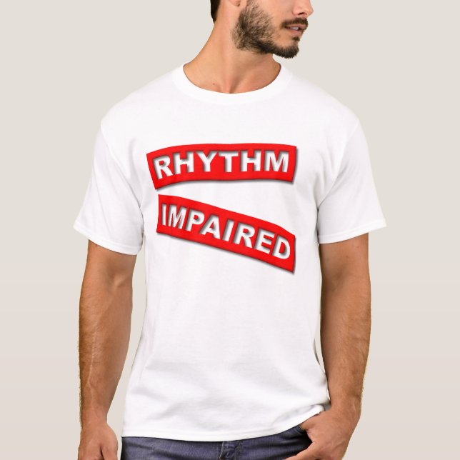 Camiseta Divertida con Humor sobre Ritmo Deteriora (Anverso)