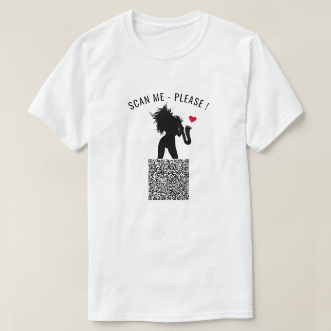 Camiseta divertida con información de exploración  (Diseño del anverso)