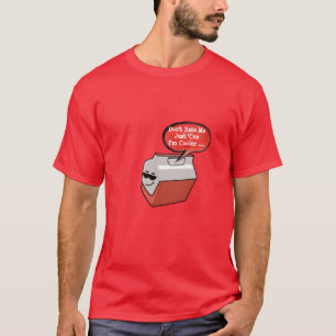 Camiseta divertida con juego de palabras sobre enf